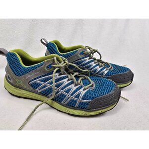 Eddie Bauer Motion Midlite Womens Shoes Size 8.5 Hiking Trail Blue Green